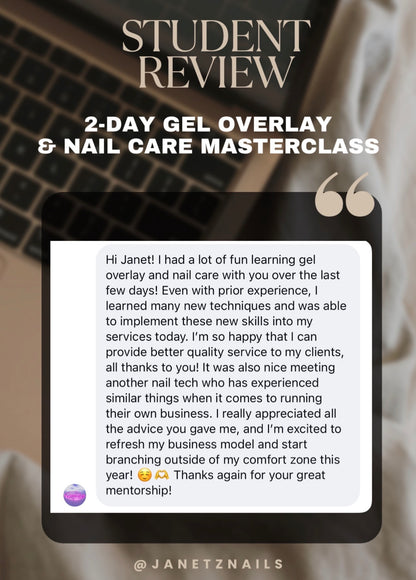 Two-Day Gel Overlay & Art Masterclass